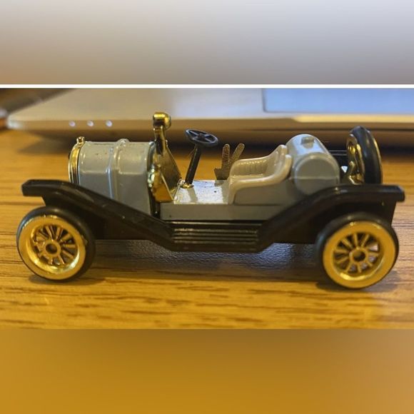 Antique Style : HIGH SPEED "Diecast & Plastic" 3 Car Set - Picture 3 of 5